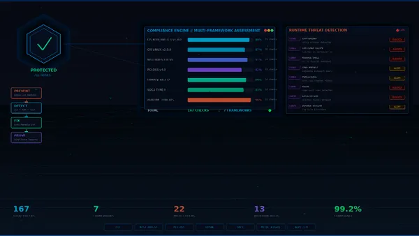 Wazuh on K8s: 7 Frameworks, Auto-Remediation, One Chart
